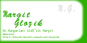 margit glozik business card